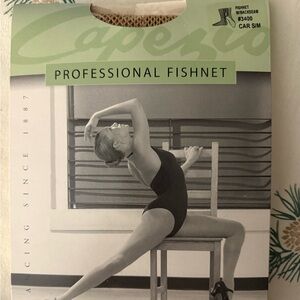 Capezio Professional Fishnet Tights - Caramel